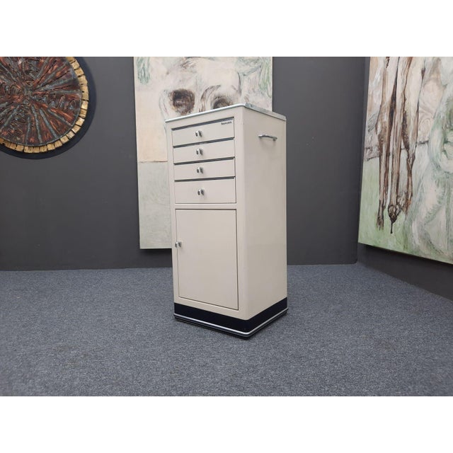 Metal Dentist Instrument Cabinet by Hansen, 1950s For Sale - Image 15 of 15