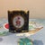 Art Nouveau Mid-20th Century JLMenau Graf Von Henneberg Echt Kobalt Porcelain Holder For Sale - Image 3 of 6