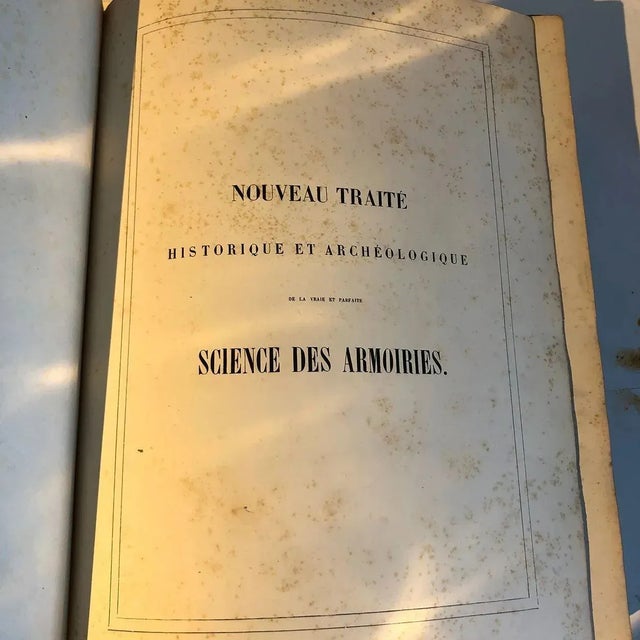 Mid 19th Century Vraie Science des Armoiries by Marquis Claude Drigon de Magny First Edition French Book For Sale - Image 12 of 13