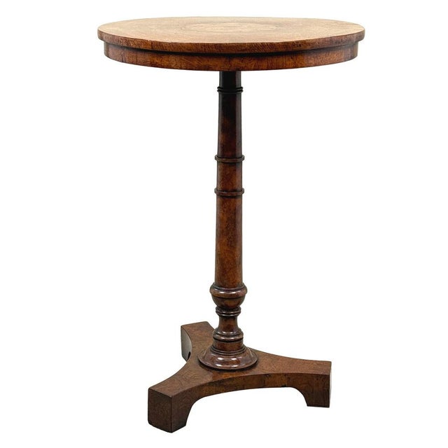 Antique Pollard Oak Occasional Table, 1840 For Sale - Image 11 of 11