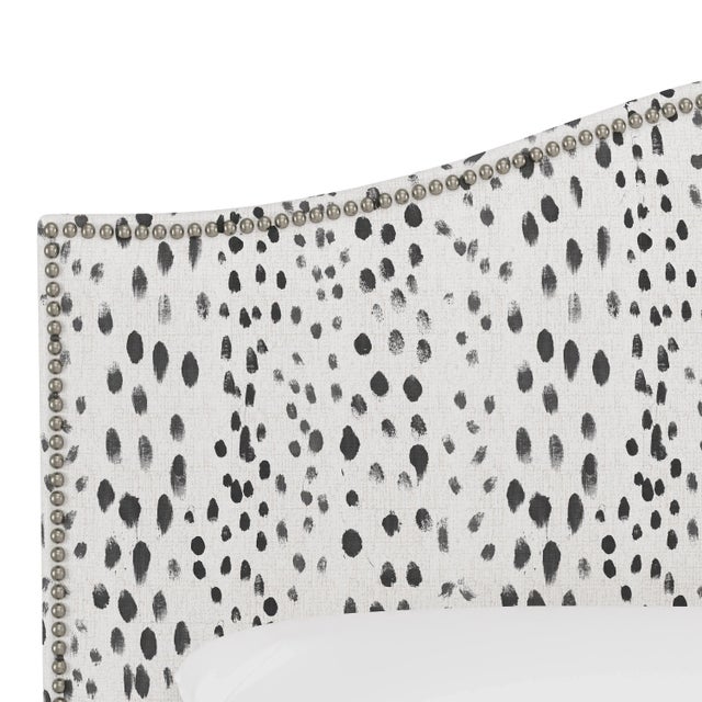 Not Yet Made - Made To Order Ashland Headboard in Ivory Brush Cheetah, King For Sale - Image 5 of 6