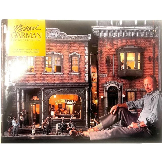 1975 Sculpture CityScapes "Yesterday;s News" by Michael Garman For Sale - Image 9 of 12