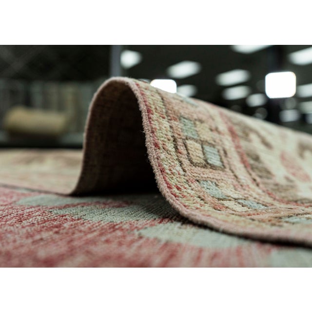 Textile Turkish Oushak Antique Look Rug 8'11" x 12'6" #20070 For Sale - Image 7 of 8