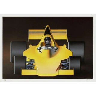 1970s "Formula One" Lithograph by Georges Rohner For Sale
