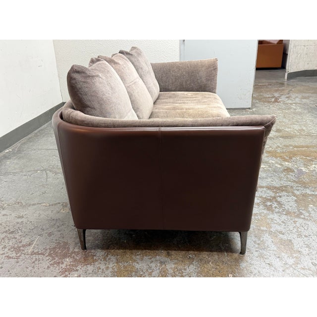 Modern Poltrona Frau Bretagne Sofa For Sale - Image 3 of 12