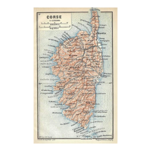 Antique Map of Corsica