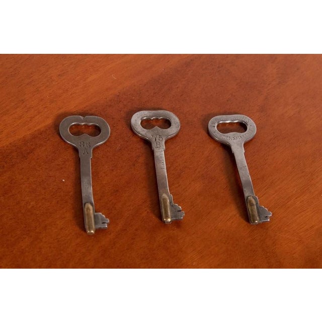 Brown Monumental Danish Modern Executive Desk, 1950s For Sale - Image 8 of 18