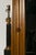 Large English Faux-Bamboo Walnut Mirror Made of 1900s Doors with Carved Ivy For Sale - Image 11 of 12