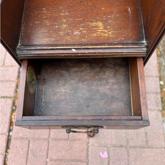 19th Century Candle Stand Pedestal Table Georgian Antique Reproduction by Rosenbach For Sale In New York - Image 6 of 7