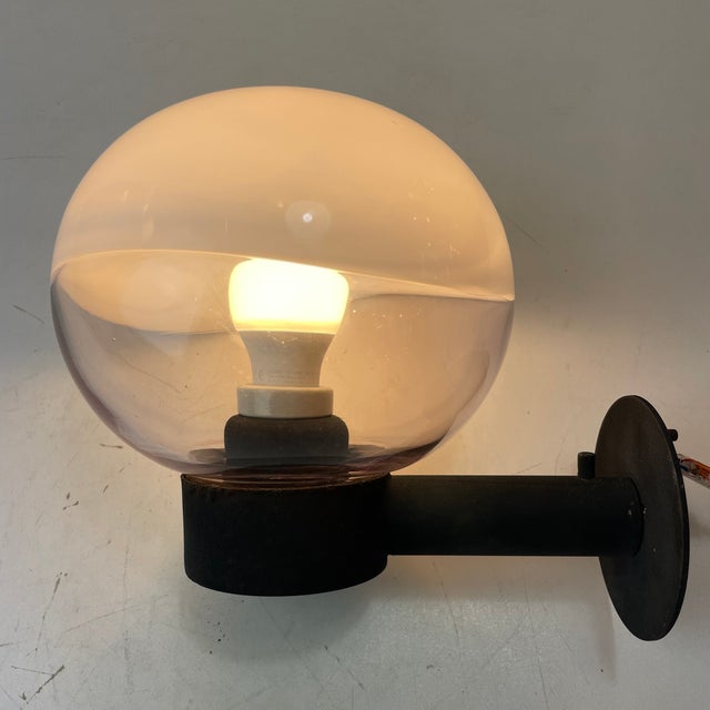 Murano Wall Lamps attributed to Vistosi, Italy, 1980s, Set of 2 For Sale - Image 6 of 18
