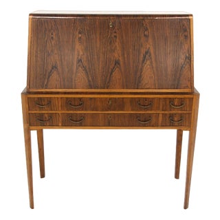 Scandinavian Rosewood Secretary, Sweden, 1950s For Sale