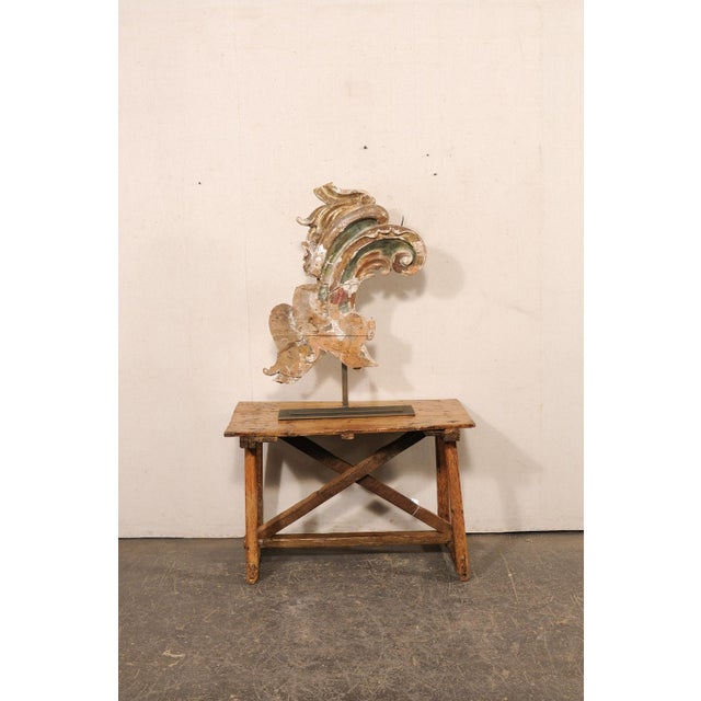 Italian 18th C. Scrolled Fragment on Stand For Sale In Atlanta - Image 6 of 10