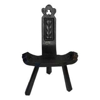 Antique Spanish Architectural Tripod Chair For Sale