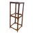 Vintage Bamboo & Rattan Tall Plant Stand / Pedestal For Sale