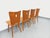 Wood Vintage Brutalist Wooden Chairs, 1960s, Set of 4 For Sale - Image 7 of 18