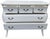 Shabby Chic French Country 5-Drawer White Bombay Chest For Sale In Philadelphia - Image 6 of 7