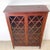 Traditional Edwardian Revival Mahogany Diamond Lattice Glazed Bookcase For Sale - Image 3 of 18