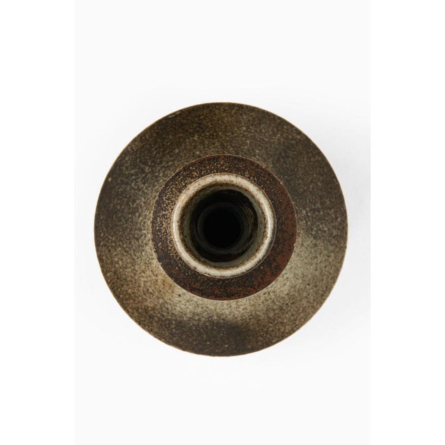 1950s Ceramic Vase in Glazed Stoneware by Stig Lindberg, 1950s For Sale - Image 5 of 7