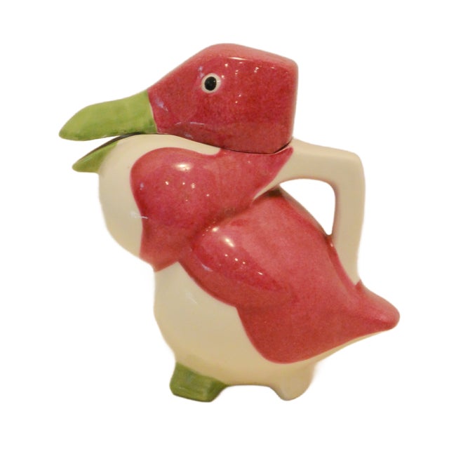 1910s 1910s Art Deco Theodore Haviland Limoges Duck Creamer by Edouard-Marcel Sandoz For Sale - Image 5 of 15