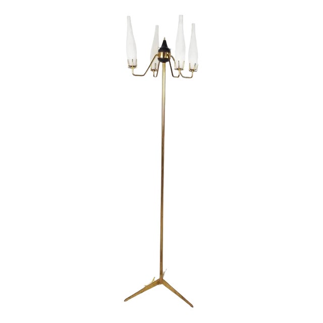 Mid-Century Floor Lamp by Stilux Milano, 1950s For Sale