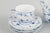 Blue Fluted Plain Coffee Cups and Saucers from Royal Copenhagen, Set of 8 For Sale - Image 3 of 5