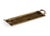 Contemporary Wildwood Diana Rectangular Tray - Brass For Sale - Image 3 of 3
