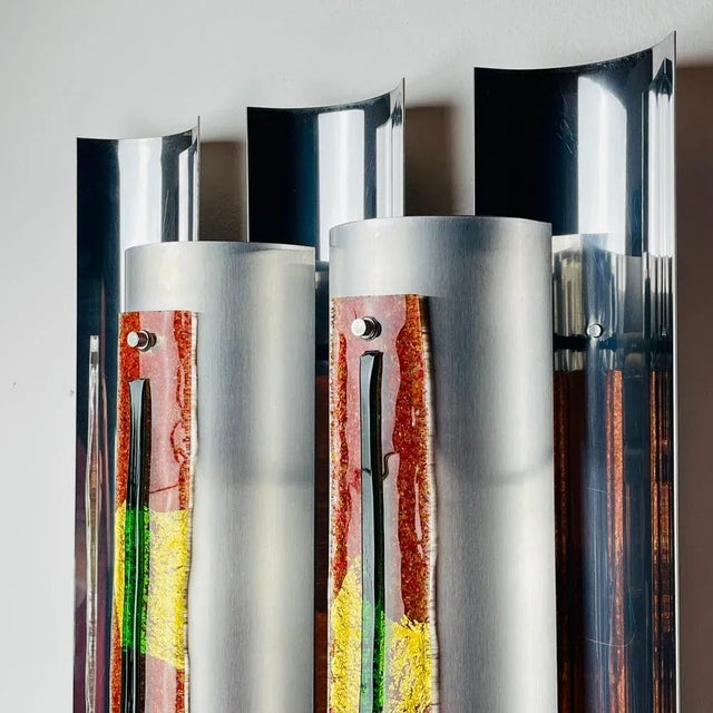 1970s Large Wall Lamp by Angelo Brotto for Esperia, Italy, 1970s For Sale - Image 5 of 13