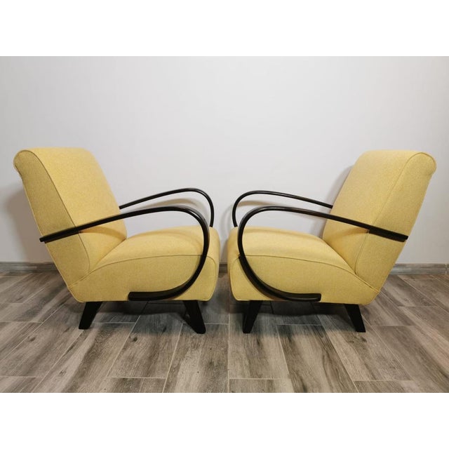 Set of Armchairs by Jindrich Halabala, 1940s, in Restored conditions. Designed 1920 to 1949 I have official proof of...