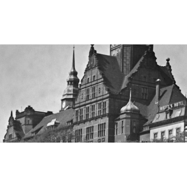 Traditional Harbor Hospital at Hamburg St. Pauli and People, Germany 1938, Printed 2021 For Sale - Image 3 of 5