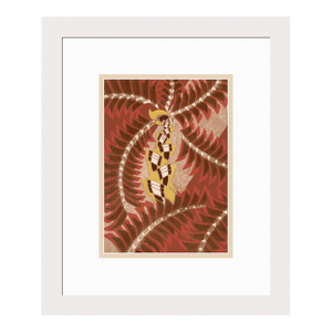 1930 Seguy Color Pochoir Prismes Framed