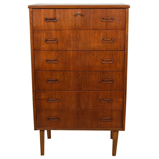 Mid-Century Teak Dresser, Denmark, 1960s For Sale