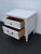 Shabby Chic French Shabby Chic Painted Nightstand Side End Table 6571 For Sale - Image 3 of 11