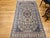 Vintage Nain Area Rug, Hand-Knotted Wool & Silk, Floral Pattern, 4x7, Ivory & Blue For Sale - Image 4 of 17