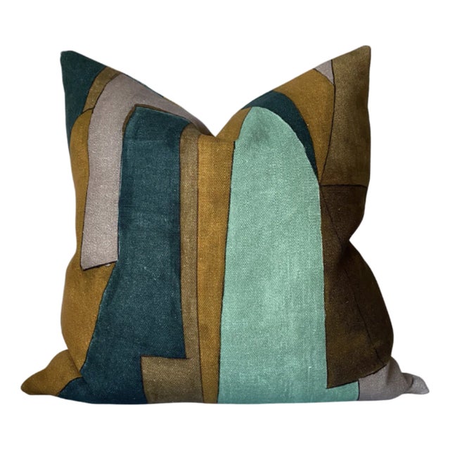 District Tobacco Pillow Cover, 20x20 Pillow For Sale