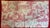 French Provincial Antique French Red and White Toile De Jouy Fabric Panel With Country Landscape Scenes For Sale - Image 3 of 9