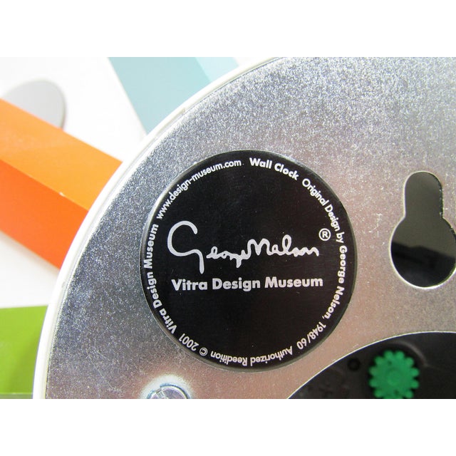 Authentic George Nelson for Vitra Design Museum, Germany, Sunburst Wall Clock MCM For Sale - Image 10 of 11