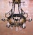 Early 20th C. French Louis XV Iron Chandelier With Gilt and Crystal Pendants For Sale - Image 10 of 11
