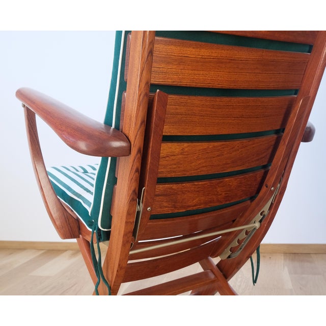 Tricomfort Madein France SOLID Rosewood Adjustable Chairs Folding Table Outdoor For Sale - Image 16 of 18