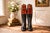 A wonderfully evocative pair of late 19th-century riding boots, complete with their original solid wood boot trees,...