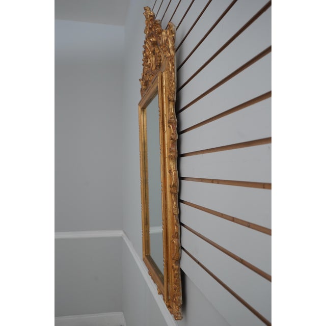 Age: Approx: 20 Years Old Details: Ornate Frame Quality Construction Chippendale Style Nice Gold Finish w. Red Undertone...