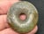 Vintage Chinese Hongshan Style Carved Jade Bi Discs Set of Three For Sale In Portland, ME - Image 6 of 8