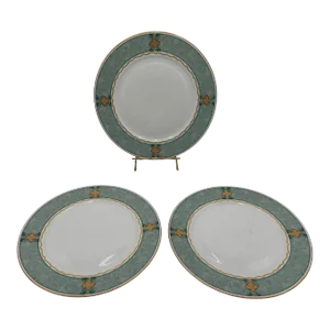 Mottahedeh Merian Mist 12" Service Plates - Set of 3