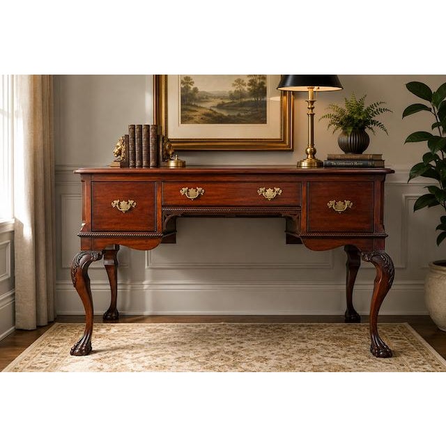 Beautiful Chippendale style Writing Desk purchased by my great grandparents circa 1930s and lovingly cared for by my...