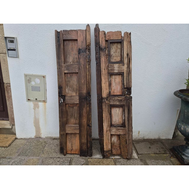 Vintage Chestnut Doors, Set of 2 For Sale - Image 11 of 18