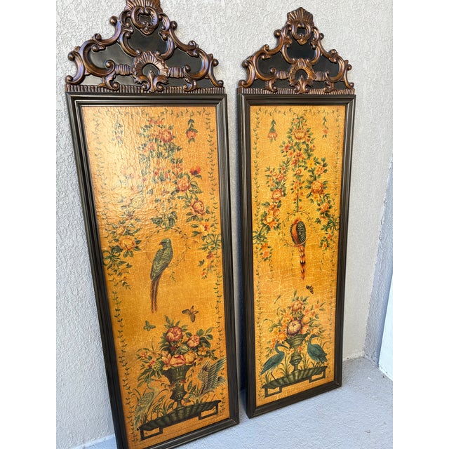 Mid-Century Modern Set of 2 L’Oiseau Wall Plaques – Ethan Allen For Sale - Image 3 of 17