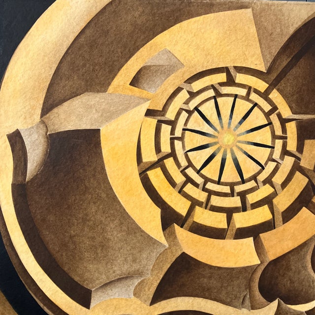 Original painting on heavy paper 18 x 22 unframed unsigned