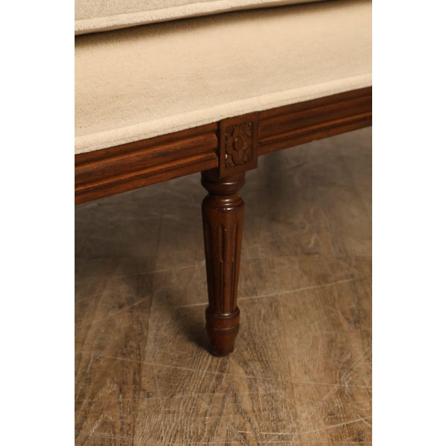 Edward Ferrell French Louis XVI Style Loveseat Sofa For Sale - Image 14 of 18
