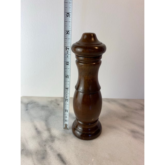 Brown Mid 20th Century Mid-Century Modern Tre Spade Italian Salt Shaker & Pepper Grinder For Sale - Image 8 of 8