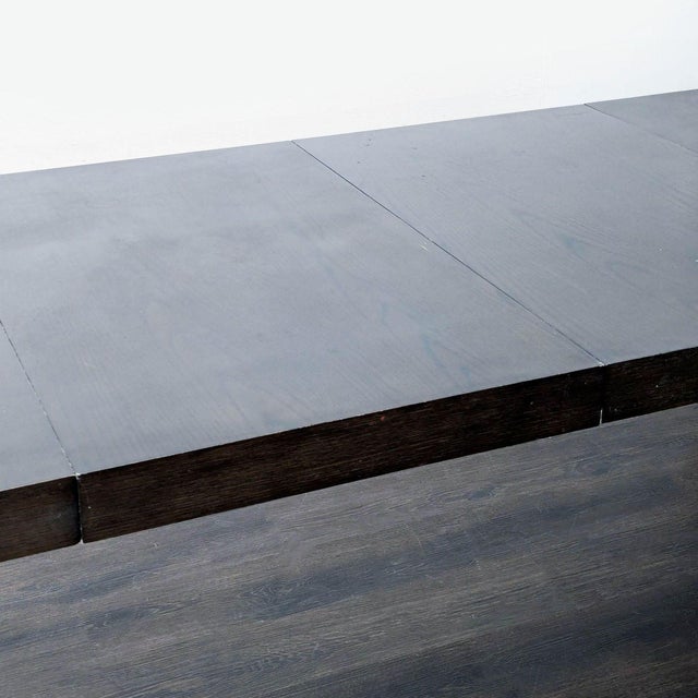 Brown West Elm Extendable Dining Table For Sale - Image 8 of 10