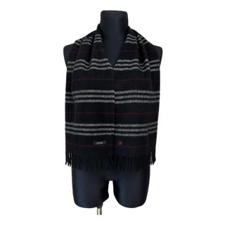 Burberry Black Label 100% Cashmere Scarf For Sale